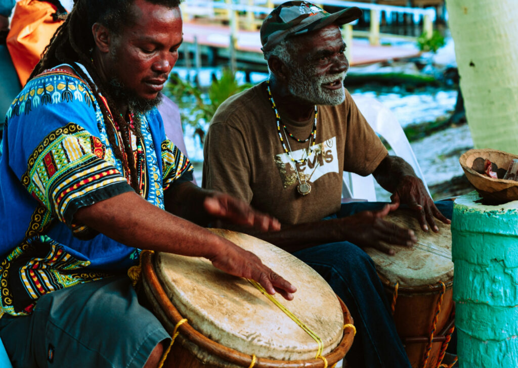 Djembe drumming