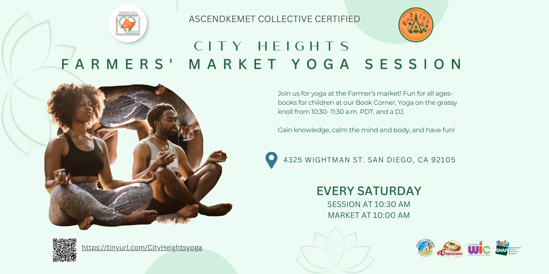 City heights Yoga Flyer