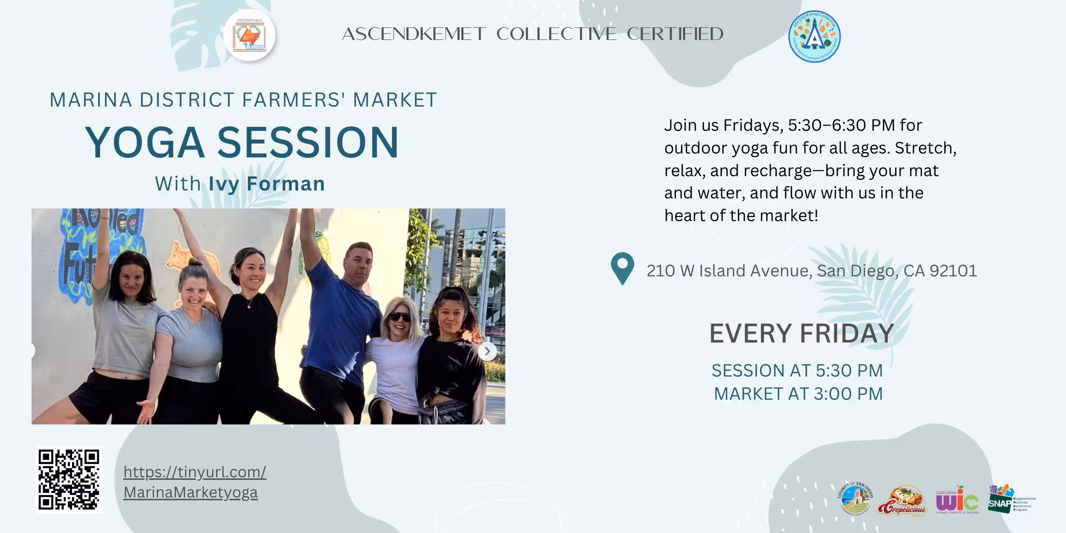 Marina District Yoga Flyer