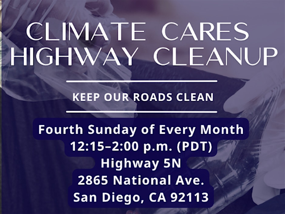 Climate Cares Highway Cleanup Series: Mission Bay