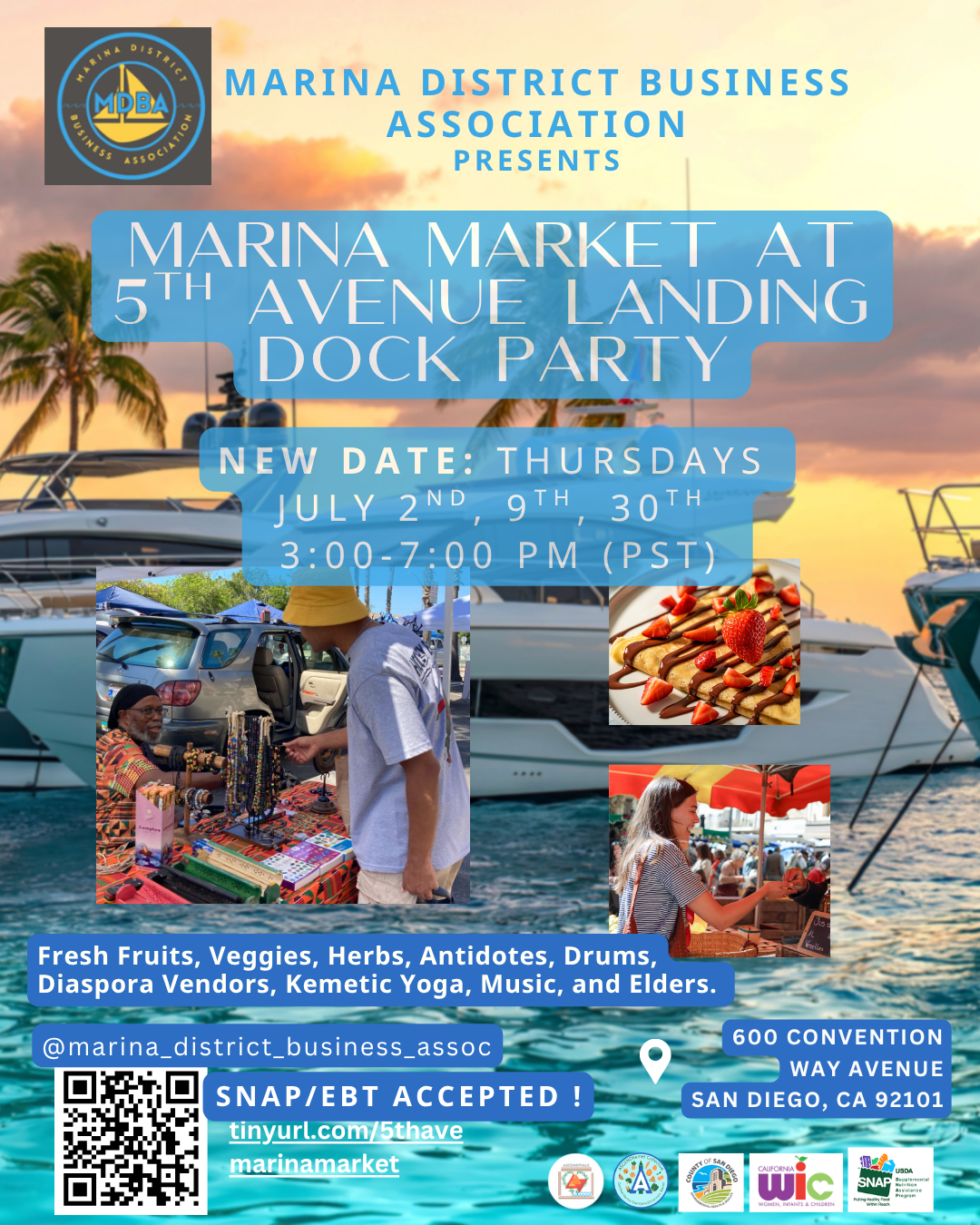 Dock Party 5th Avenue Landing flyer