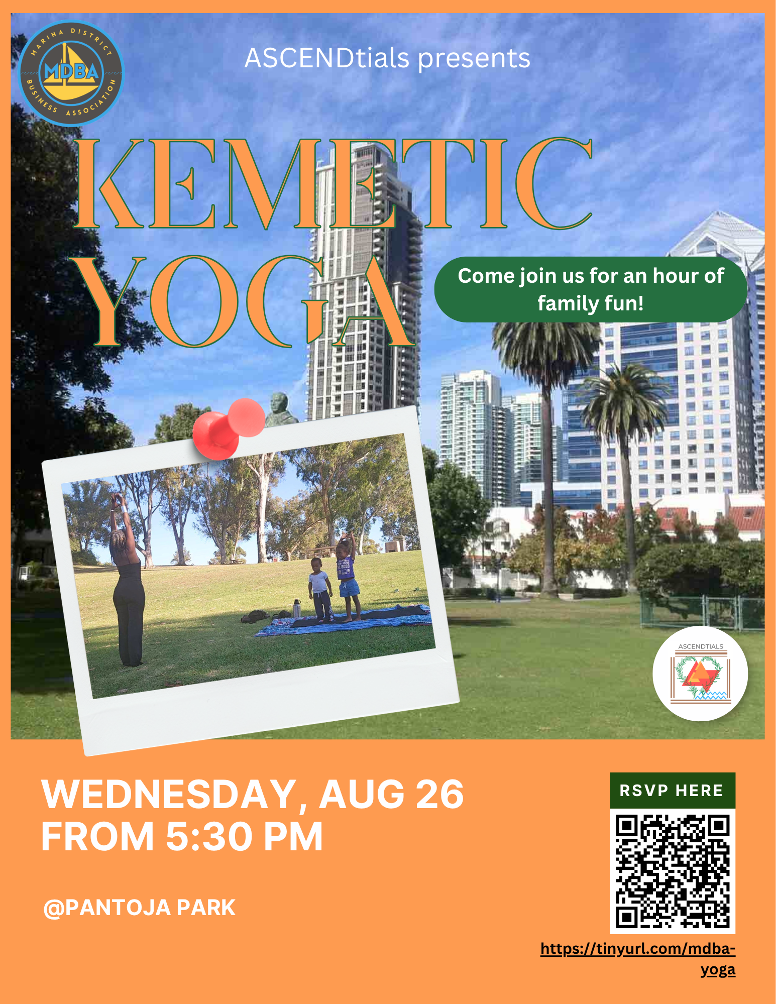 Monthly Kemetic Yoga Flyer