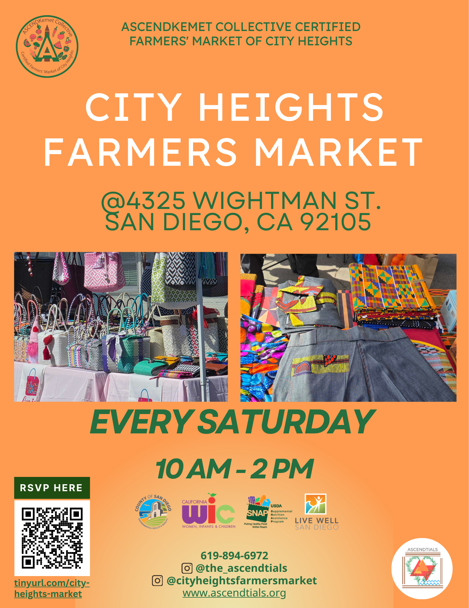 Marina Farmers market flyer